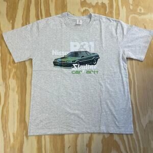 Nissan Skyline Graphic Tee Vintage Car Graphic Skyline R31 Carhartt "Car Art"